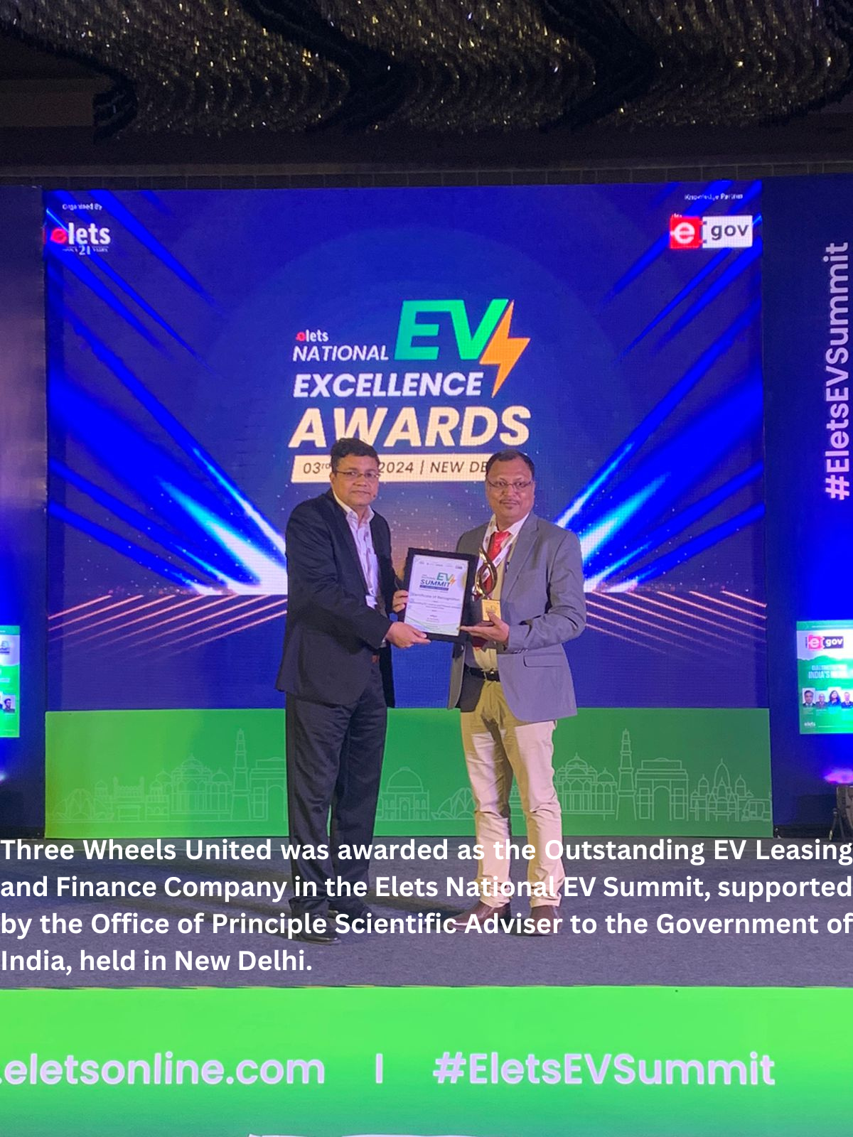 National EV Summit award 1